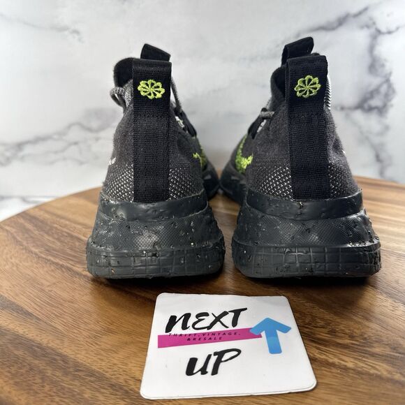 Men’s size 8.5-Nike Space Hippie 01 DJ3056-001 ‘Black Volt’ Flyknit Sneaker main image 8